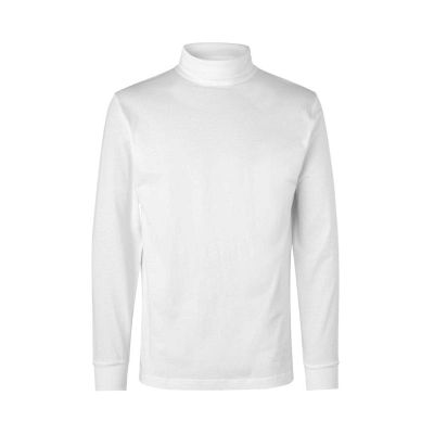 Hvid rullekrave ID0546