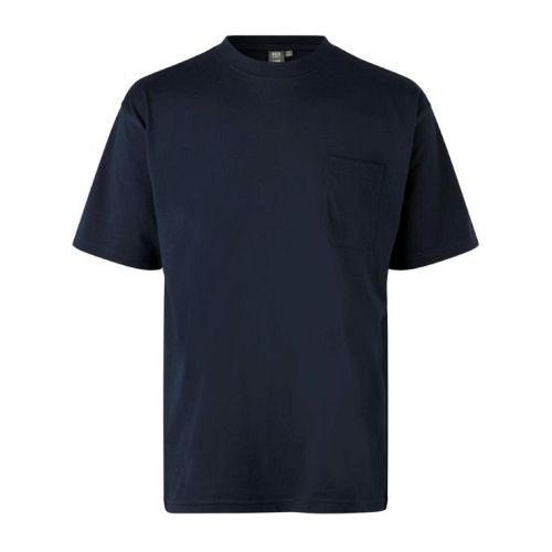 ID0550 Navy T-shirt med brystlomme