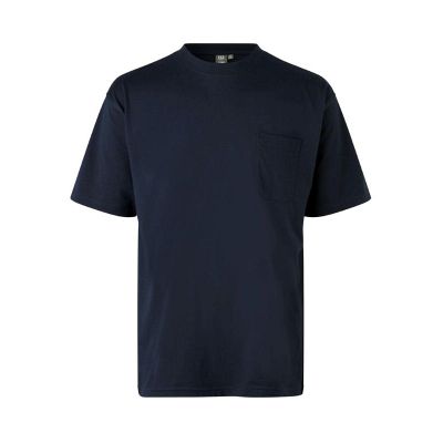 ID0550 Navy T-shirt med brystlomme