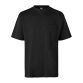 ID0550 Sort T-shirt med brystlomme