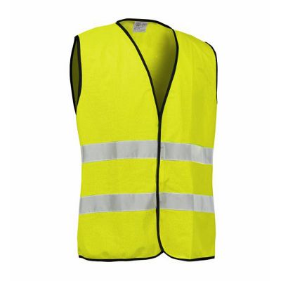 Sikkerheds vest i fluorescerende gul