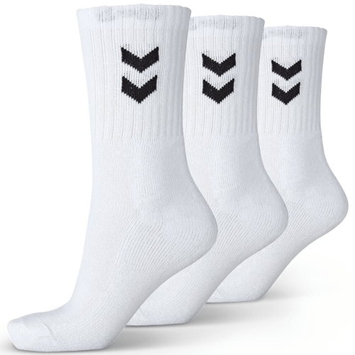 Hvide Hummel strømper 12 par 100 kr.