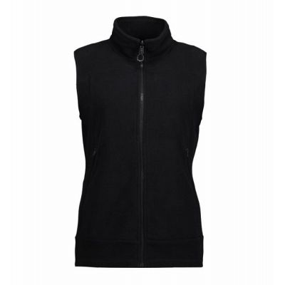 Sort dame fleece vest ID0812