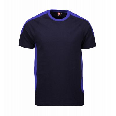 Pro Wear T-shirt m/kontrast ID0302 Navy