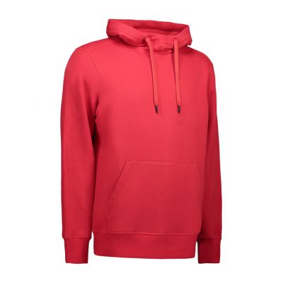 Rød hætte sweatshirt ID0636