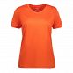 Orange YES active dame T-shirt ID2032