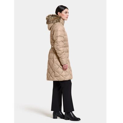 Beige dame parka 