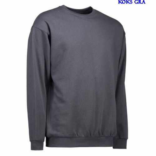 Koksgrå sweatshirt ID0600