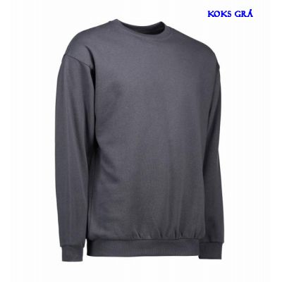 Koksgrå sweatshirt ID0600