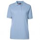 Lyseblå dame poloshirt ID0521