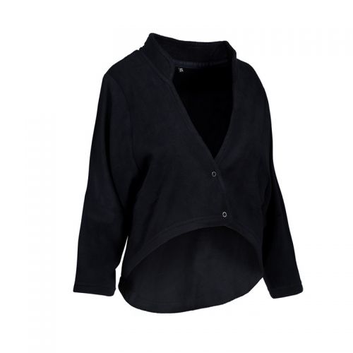 Navy fleece bolero ID0809