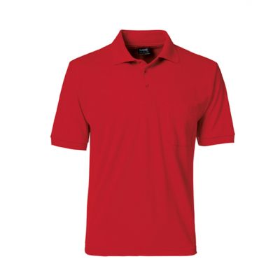 Rød poloshirt ID0520